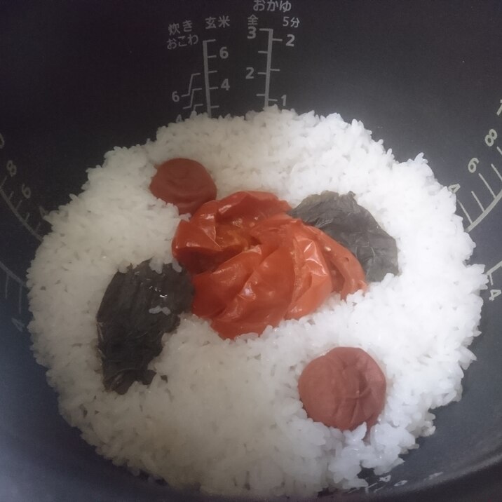 炊飯器で 梅干しトマトの炊き込みご飯 レシピ 作り方 By あやめぇ 楽天レシピ 炊飯器で 梅干しトマトの炊き込みご飯 レシピ 作り方 By あやめぇ 楽天レシピ